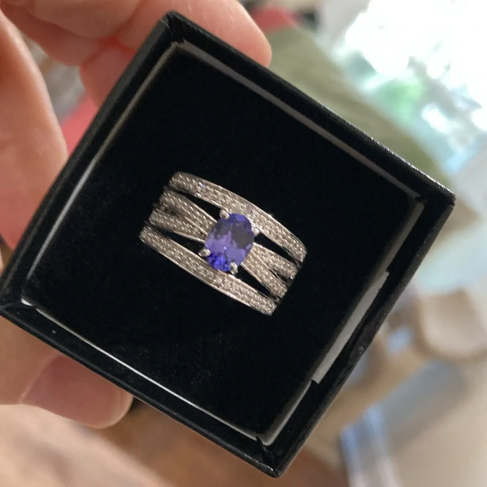 Tanzanite in Sterling - Picture 11 of 14